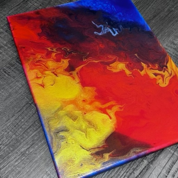 Abstract painting 11x16” - Picture 1 of 2